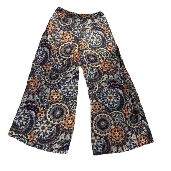 Chelsea & Violet Women’s Pants Large Sheer Wide Leg Shibori - Picture 1 of 5